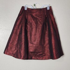 Lucy & Co. Skirt Size M NWT Red Black